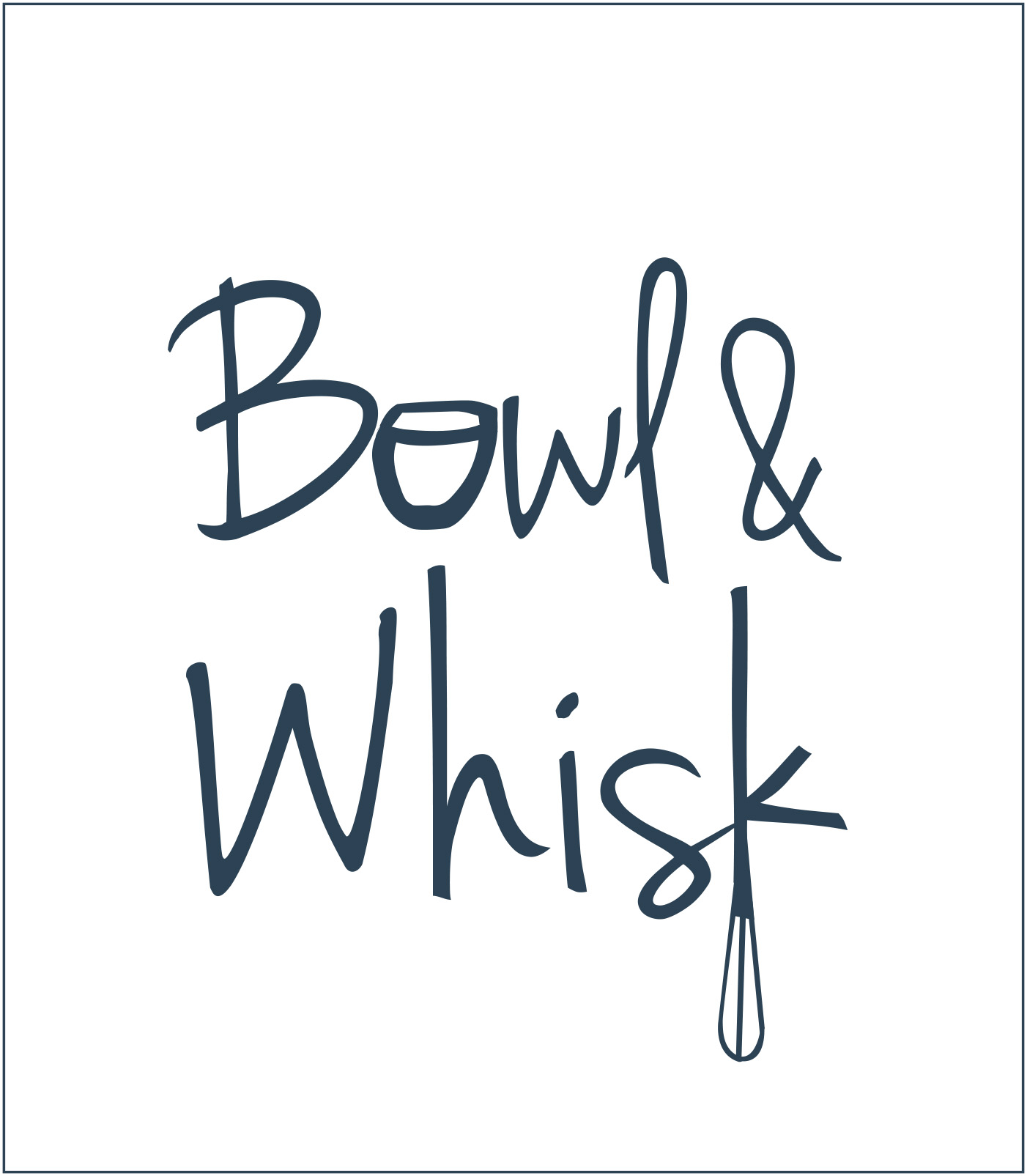 Bowl and Whisk | Artisan and Wedding Cakes | Logo